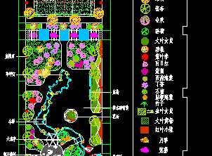 某公司庭院景觀綠化設(shè)計平面圖免費下載 園林綠化及施工